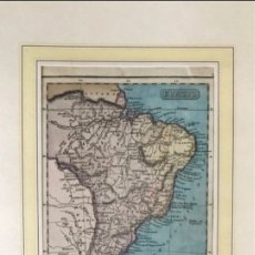Arte: MAPA DE BRASIL (AMÉRICA DEL SUR), HACIA 1850. PATERNOSTER. Lote 169119466