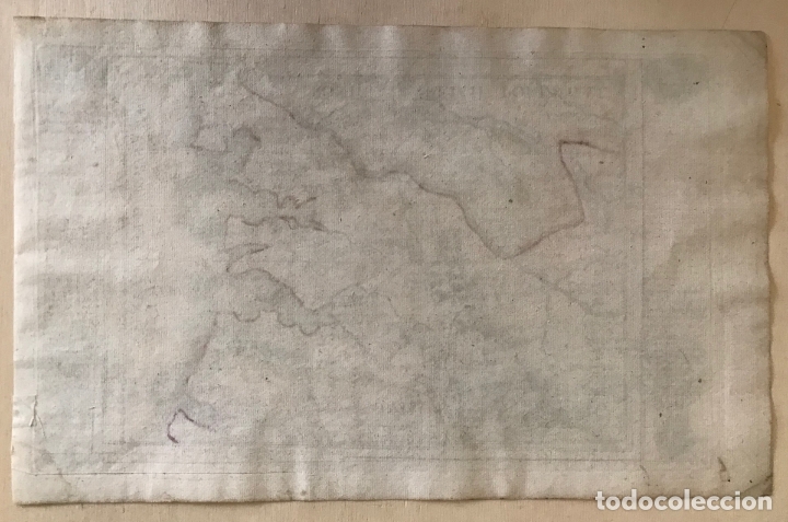 Arte: Mapa del sur de Pontevedra, batalla de Rande(Galicia, España), 1720. Bodenehr - Foto 11 - 176374823