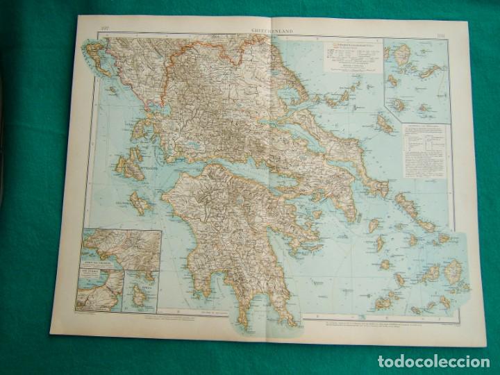 Mapa De Grecia Continental E Islas Griegas Aten Buy Antique Cartography Until The 19th Century At Todocoleccion