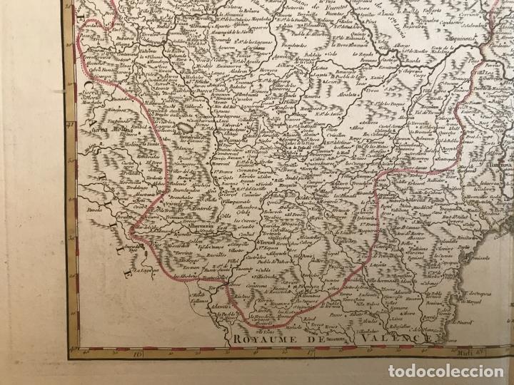 Arte: Gran mapa de Cataluña, Aragón y Navarra (España), 1752. Robert de Vaugondy/Delamarche - Foto 9 - 190762502