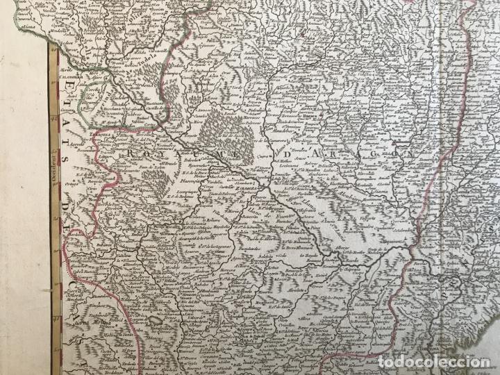 Arte: Gran mapa de Cataluña, Aragón y Navarra (España), 1752. Robert de Vaugondy/Delamarche - Foto 10 - 190762502