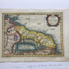 Arte: MAPA DE LAS GUAYANAS E ISLA DE LA TRINIDAD (AMÉRICA DEL SUR), HACIA 1660. NICOLAS SANSON. Lote 191251578