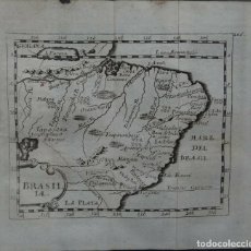 Arte: MAPA DE BRASIL (AMÉRICA DEL SUR), 1694. PIERRE DU VAL