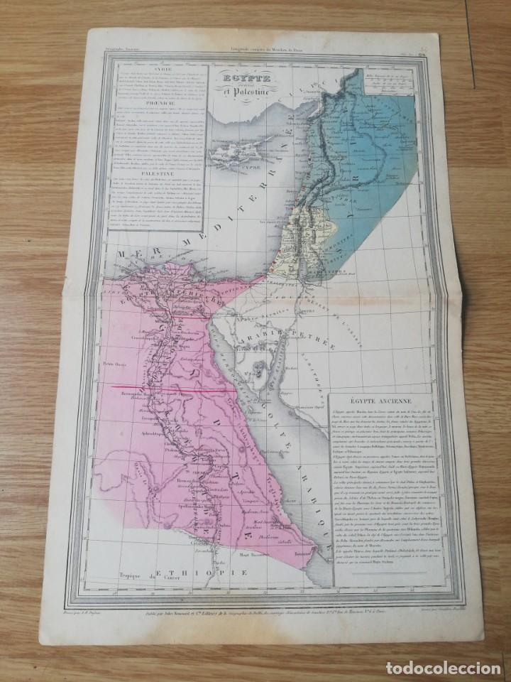 Carte Egypte Ancienne Et Palestine Giraldon Bo Comprar Cartografia Antigua Hasta S Xix En Todocoleccion