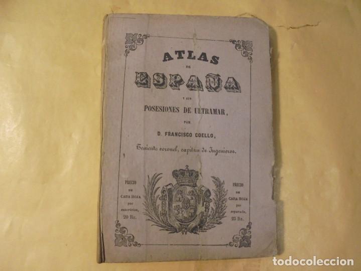 Arte: COELLO. MAPA CORU&Ntilde;A. 1865 - Foto 1