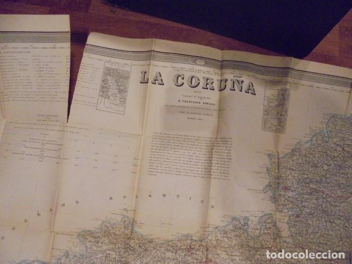 Arte: COELLO. MAPA CORU&Ntilde;A. 1865 - Foto 3