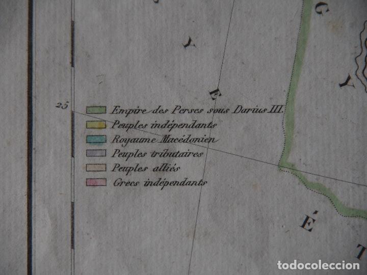 Arte: Mapa de las conquistas de Alejandro Delamarche 1838 - Foto 3