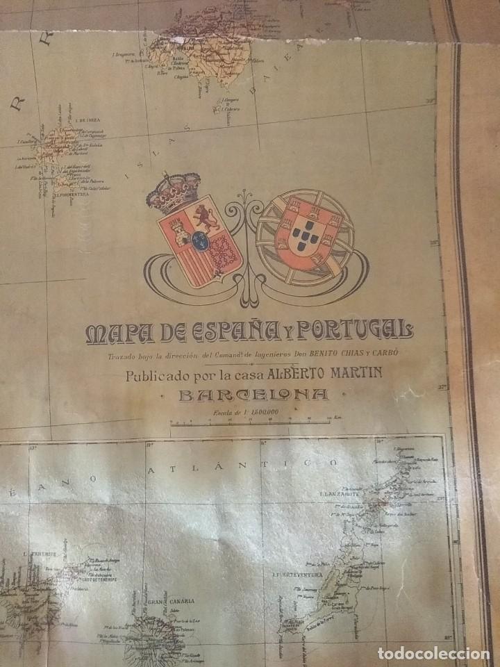 Arte: Mapa antiguo del 1900 - Foto 2