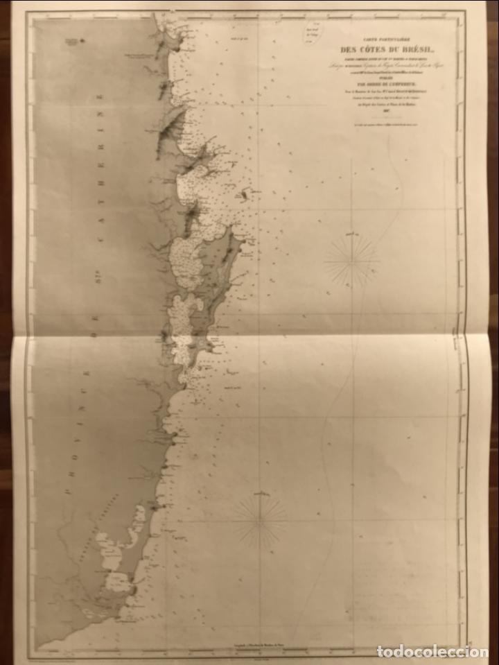 gran carta náutica del litoral de santa catarin - Comprar Cartografia  Antiga (até séc. XIX) no todocoleccion
