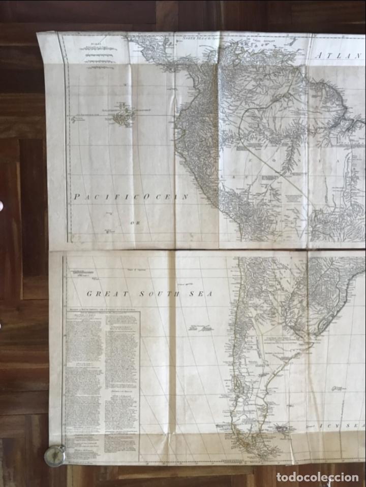 Arte: Gran mapa de América del sur (2 hojas), 1775. Anville/Robert Sayer - Foto 4 - 213654863