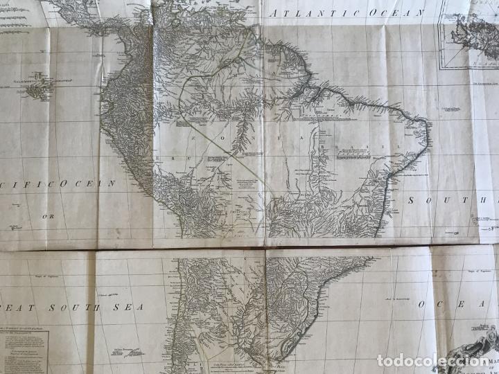 Arte: Gran mapa de América del sur (2 hojas), 1775. Anville/Robert Sayer - Foto 7 - 213654863