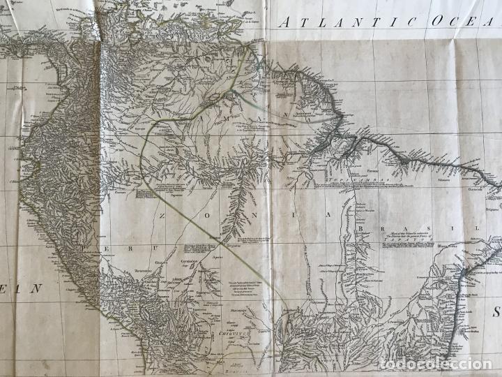 Arte: Gran mapa de América del sur (2 hojas), 1775. Anville/Robert Sayer - Foto 11 - 213654863