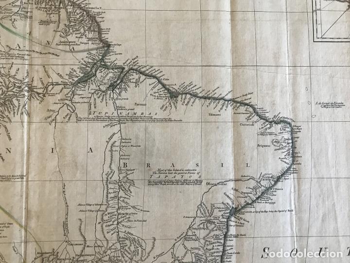 Arte: Gran mapa de América del sur (2 hojas), 1775. Anville/Robert Sayer - Foto 17 - 213654863