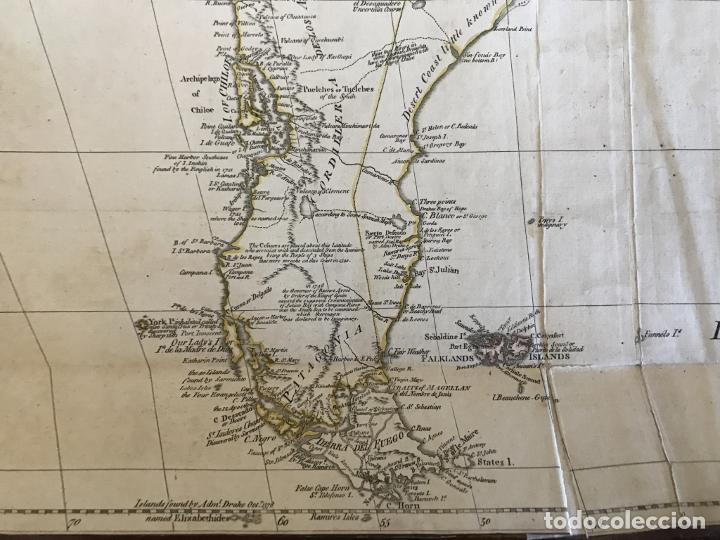 Arte: Gran mapa de América del sur (2 hojas), 1775. Anville/Robert Sayer - Foto 21 - 213654863