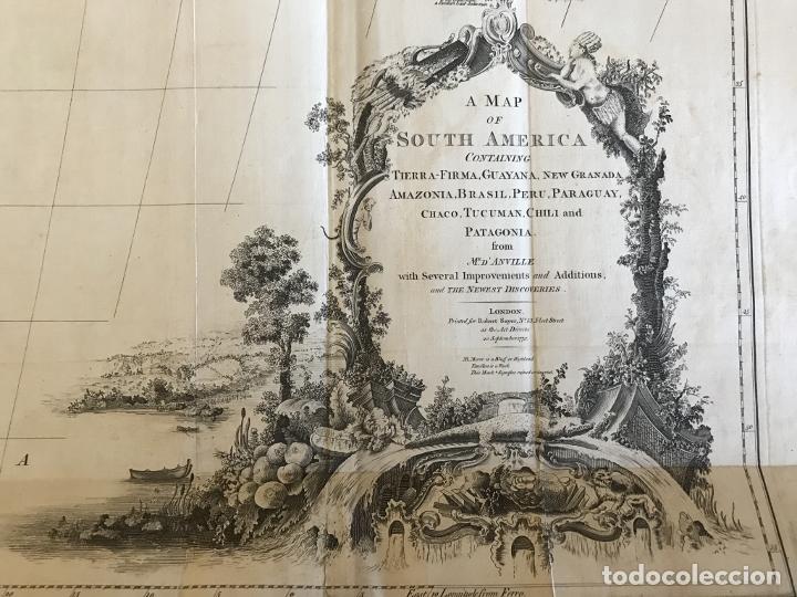 Arte: Gran mapa de América del sur (2 hojas), 1775. Anville/Robert Sayer - Foto 27 - 213654863