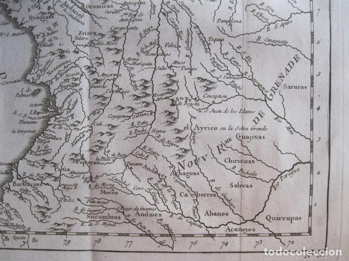 Arte: Mapa de Panamá, Colombia y Venezuela, 1756. Bellin / Anville/ Prevost/Didot - Foto 4 - 214007330