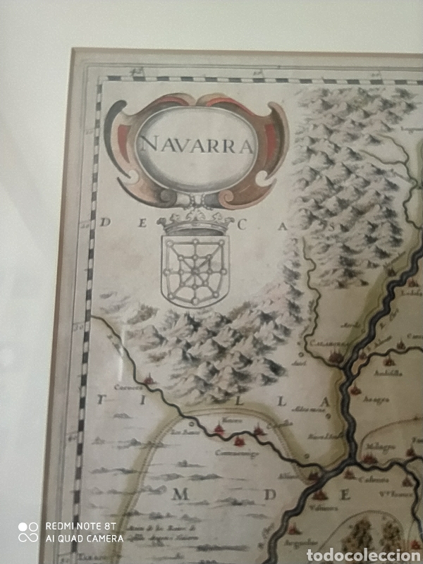Arte: Gran Mapa Navarra a&ntilde;o 1630 - Foto 4