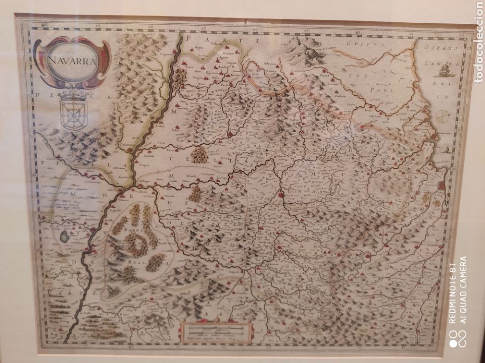 Arte: Gran Mapa Navarra a&ntilde;o 1630 - Foto 5