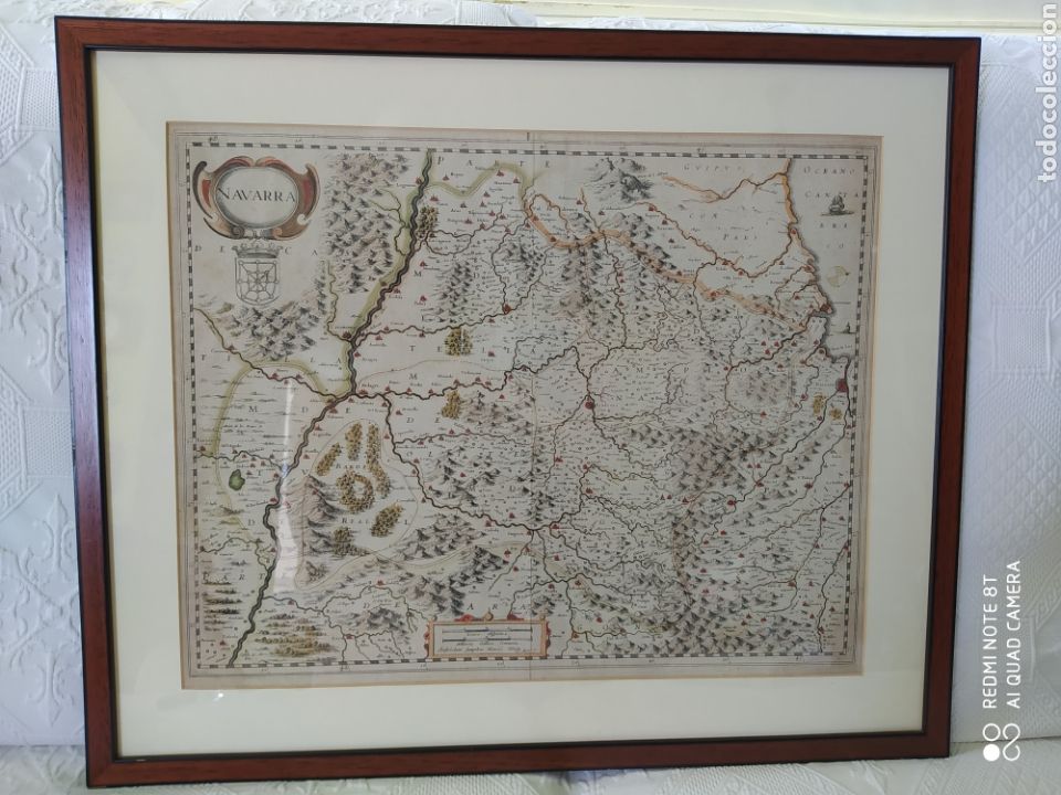 Arte: Gran Mapa Navarra a&ntilde;o 1630 - Foto 8