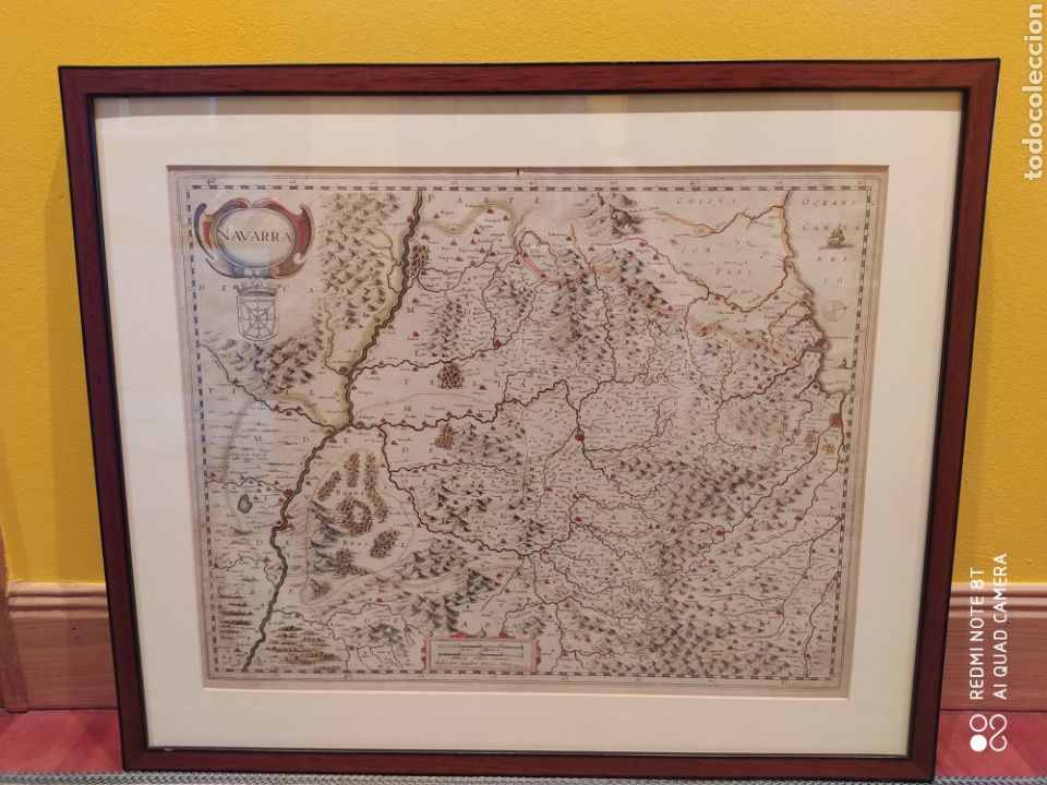 Arte: Gran Mapa Navarra a&ntilde;o 1630 - Foto 2