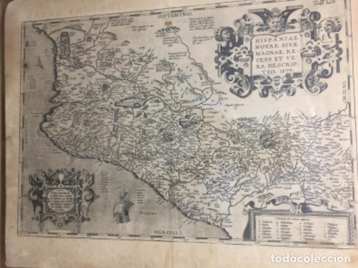 Arte: Mapa de M&eacute;xico.Abrahan Ortelius 1579 - Foto 1