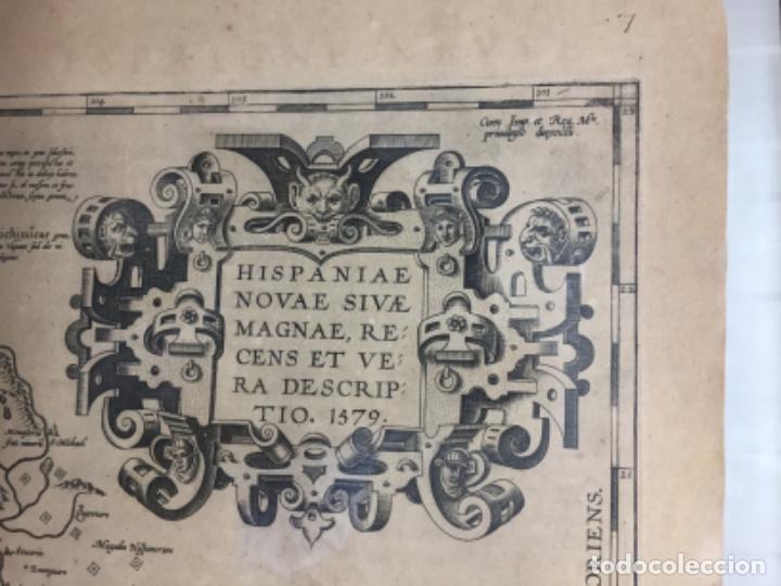 Arte: Mapa de M&eacute;xico.Abrahan Ortelius 1579 - Foto 3