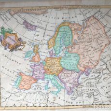 Arte: MAPA DE EUROPA A COLOR, 1770. JEFFERYS/SALMON