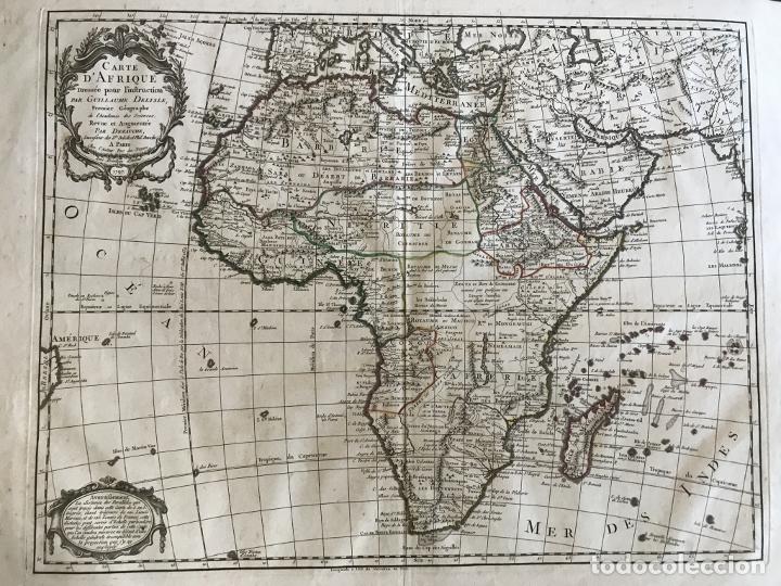 Arte: Gran mapa de África, 1797. Delisle/Dezauche - Foto 11 - 223091801