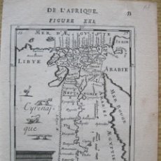 Arte: MAPA DEL ANTIGUO EGIPTO, 1750. MALLET. Lote 225825638