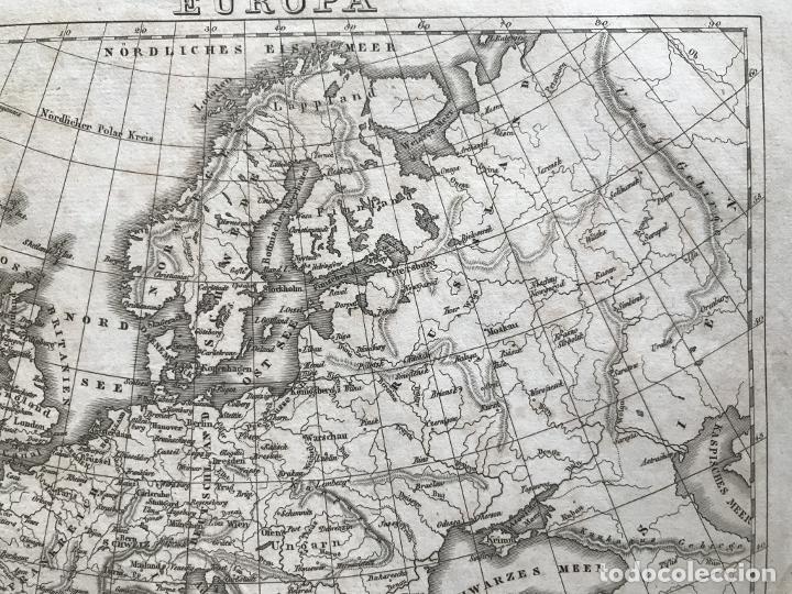 Arte: Mapa de Europa, 1850. Leutemann - Foto 4