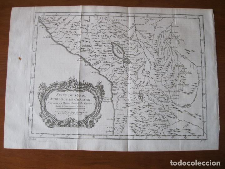 Arte: Mapa de Per&uacute;, 1770. Bellin/Prevost - Foto 2