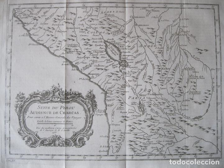 Arte: Mapa de Per&uacute;, 1770. Bellin/Prevost - Foto 1