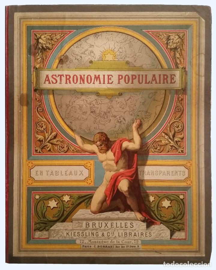 Arte: 1872- Astronomía - Láminas transparentes - Pintado a mano - 12 Escenas Meteorológicas y Astronómicas - Foto 4 - 232260410