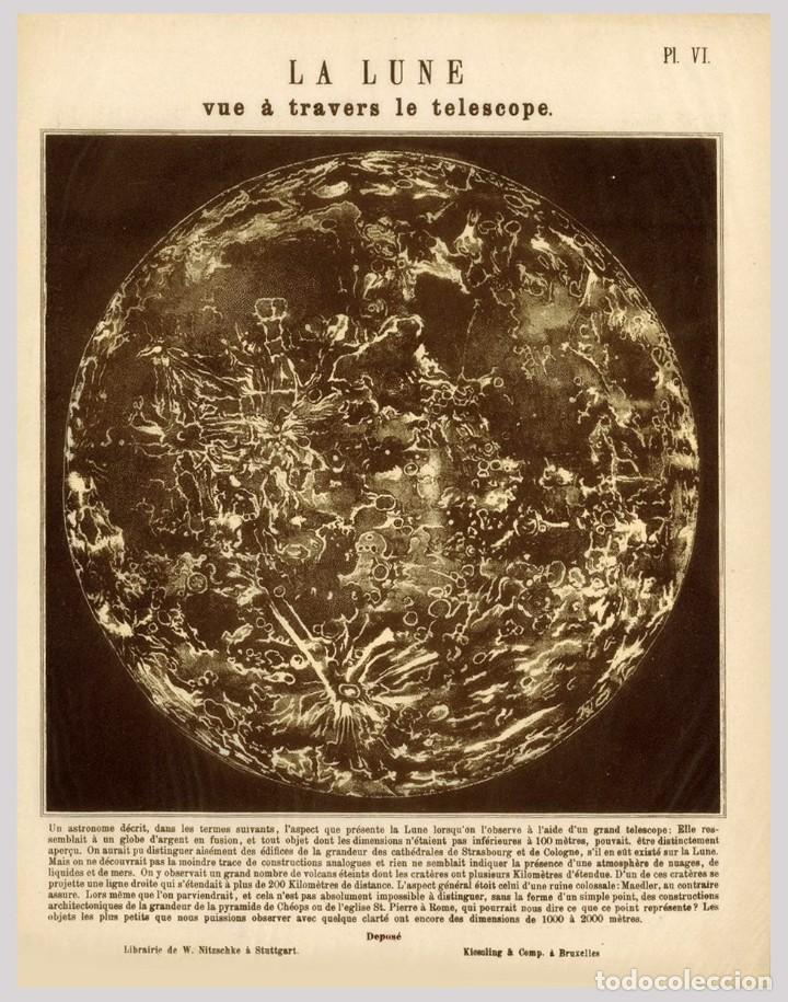 Arte: 1872- Astronomía - Láminas transparentes - Pintado a mano - 12 Escenas Meteorológicas y Astronómicas - Foto 9 - 232260410
