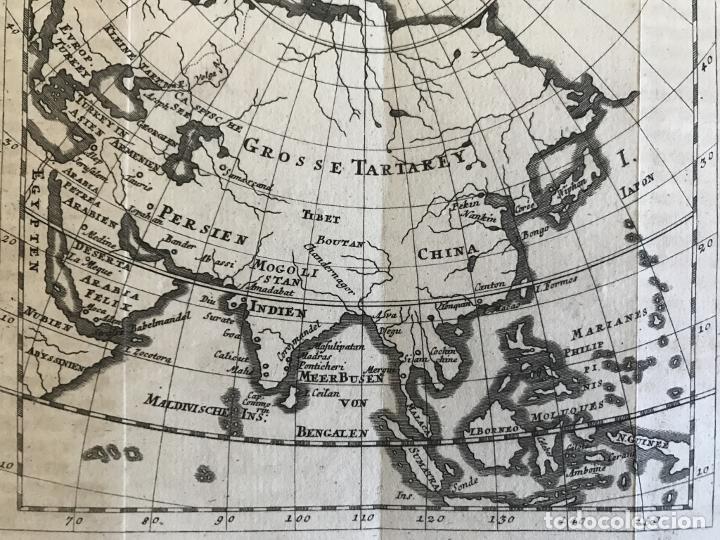 Arte: Mapa de los puntos comerciales europeos en Asia, hacia 1749. Monart - Foto 7 - 246875230