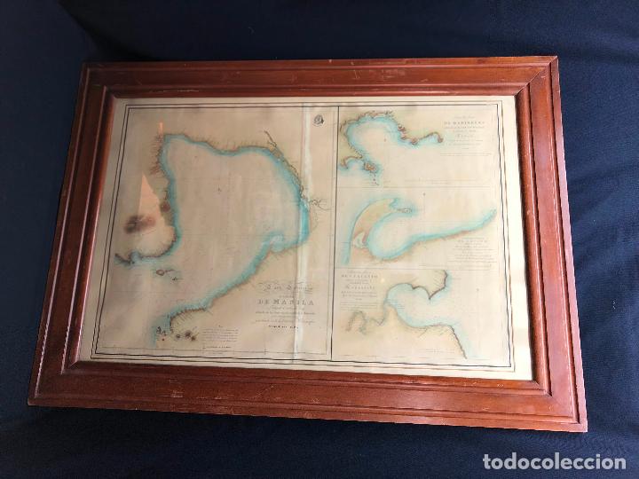 Arte: IMPORTANTE CARTA ESFÉRICA DE LA BAHÍA DE MANILA PUBLICADA EN MADRID EN EL AÑO 1807. Lote 248507265