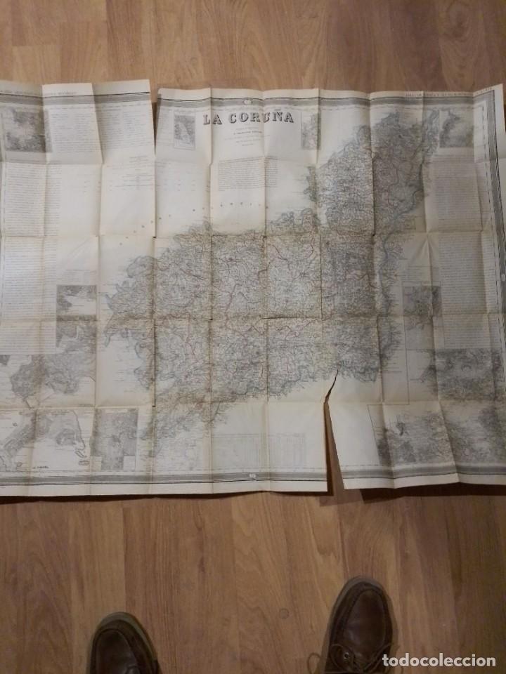 Arte: COELLO. MAPA CORU&Ntilde;A. 1865 - Foto 5