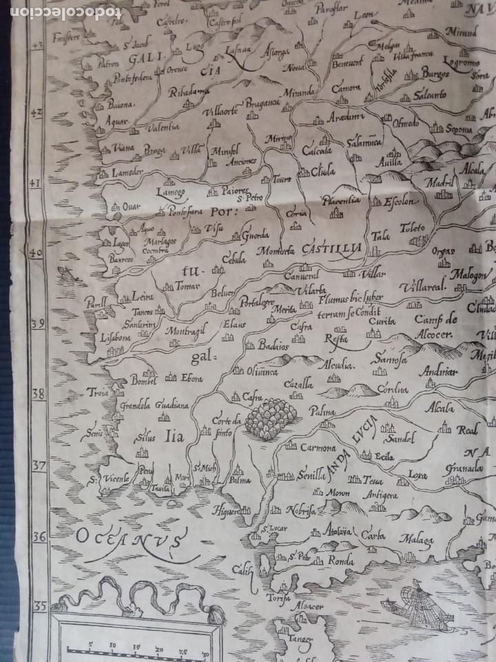 Arte: Mapa de Espa&ntilde;a.Mapa antiguo. - Foto 4