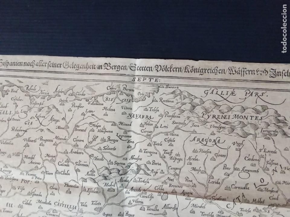 Arte: Mapa de Espa&ntilde;a.Mapa antiguo. - Foto 5