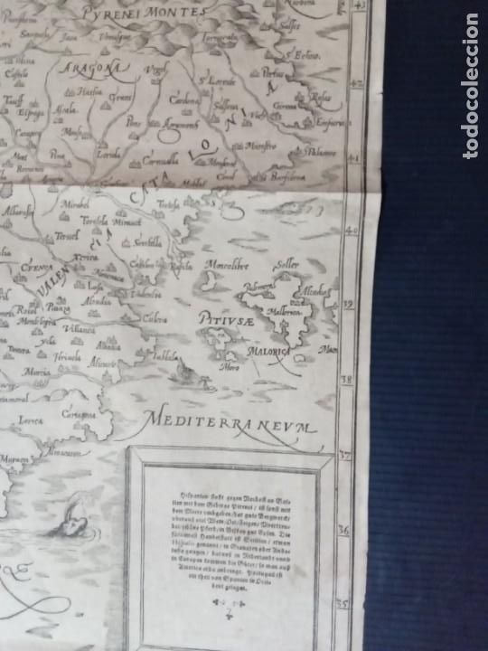 Arte: Mapa de Espa&ntilde;a.Mapa antiguo. - Foto 6