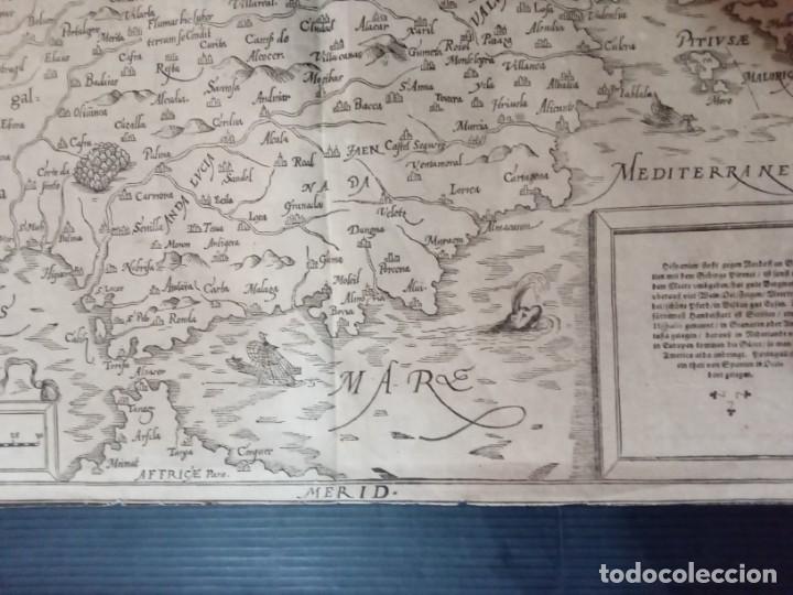 Arte: Mapa de Espa&ntilde;a.Mapa antiguo. - Foto 7