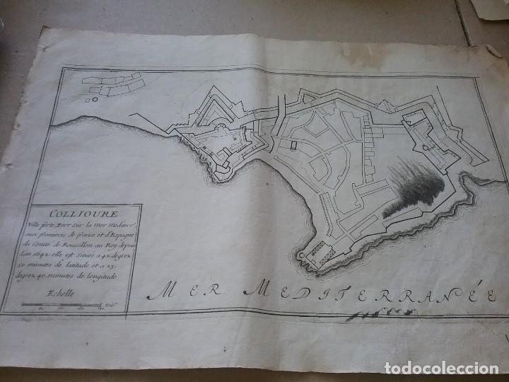 Arte: Mapa de colliure. Nicolas de fer. (458) - Foto 1