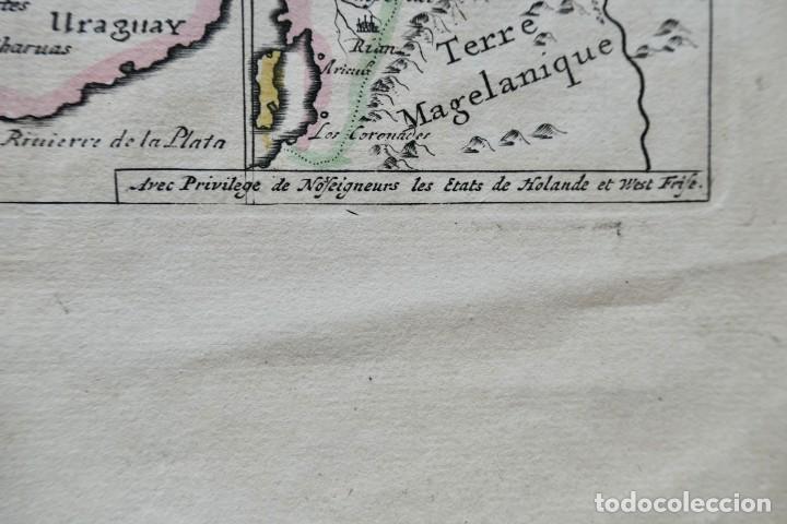 Arte: Mapa del imperio de Espa&ntilde;a , 1739. Henri Chatelain - Foto 10