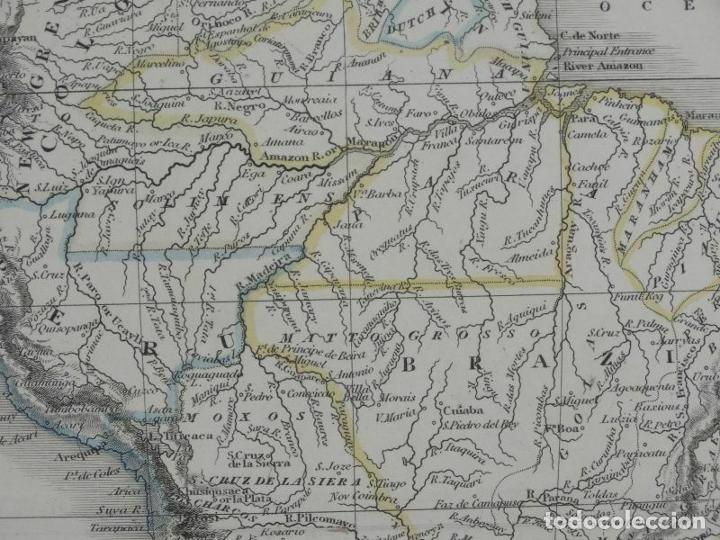 Arte: Mapa de Am&eacute;rica del sur, 1820. Sid y Hall / Longman, Rees,.. - Foto 10