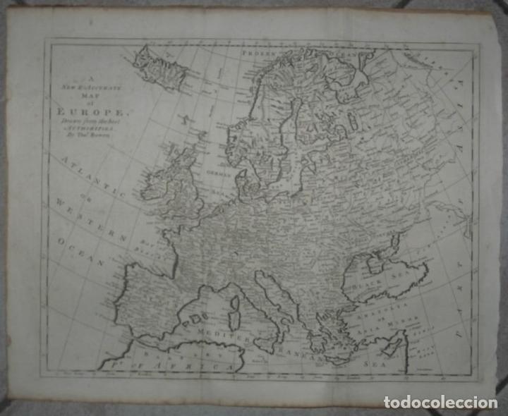 Arte: Gran mapa de Europa, 1780. Bowen - Foto 1