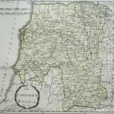 Arte: MAPA DE LA REGIÓN CENTRO Y BEIRA (PORTUGAL), 1789. REILLY. Lote 288018608