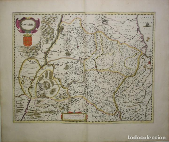 Arte: Mapa de Navarra del siglo XVII - Foto 1