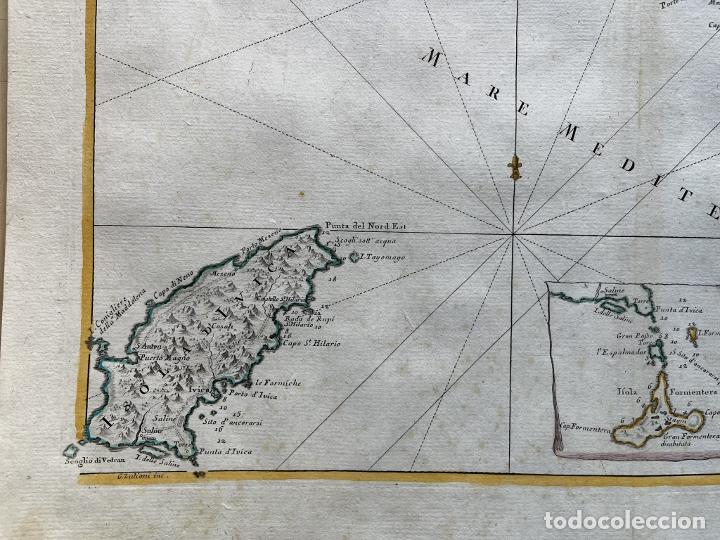 Arte: Islas de Mallorca, Ibiza y Formentera (islas Baleares, España), 1778. Antonio Zatta - Foto 7 - 311939973