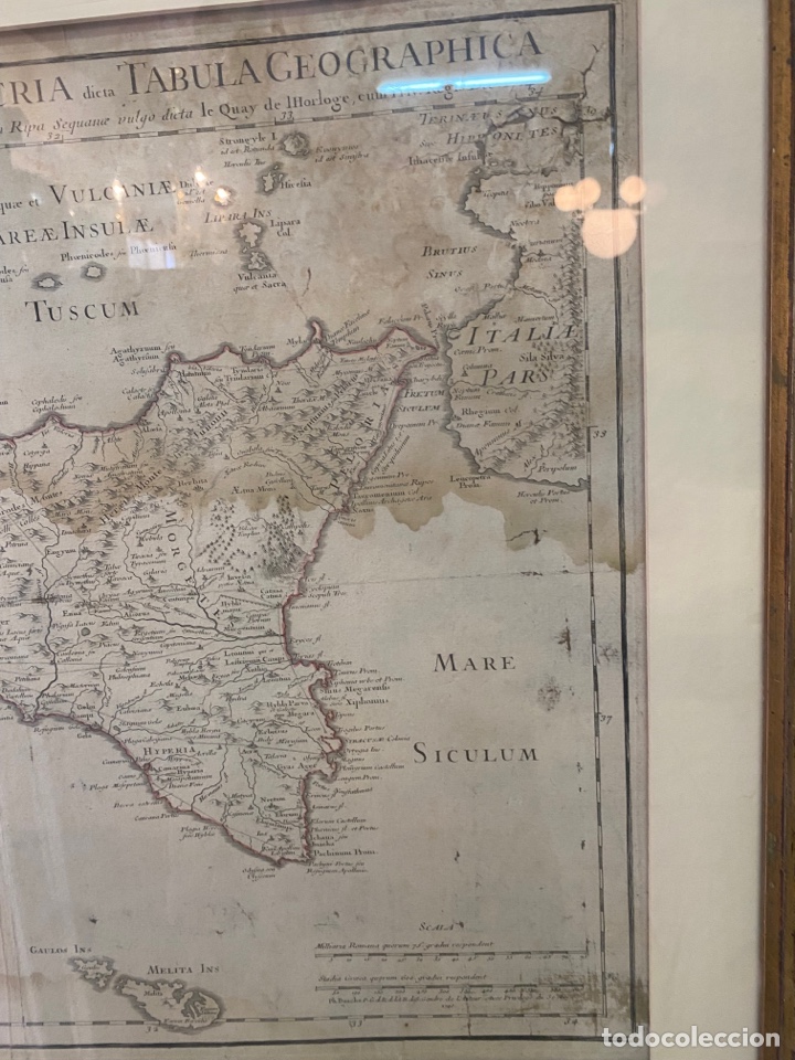 Arte: Mapa Sicilia 1714 - Foto 3