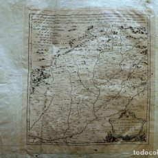 Arte: MAP-2. MAPA DE LAS CERCANIAS DE MADRID. GRABADO THOMÁS LÓPEZ. AÑO DE 1760. ORIGINAL.. Lote 320000128